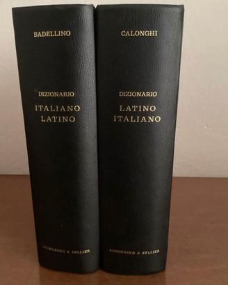 DIZIONARI LATINO ITALIANO E ITALIANO LATINO