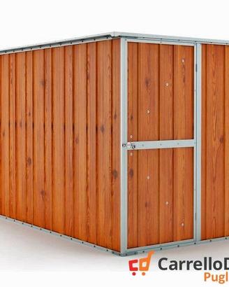 Casetta giardino in Acciaio 345x186 fin legno