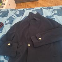 Cappottino zara corto blu