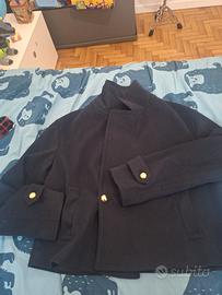 Cappottino zara corto blu