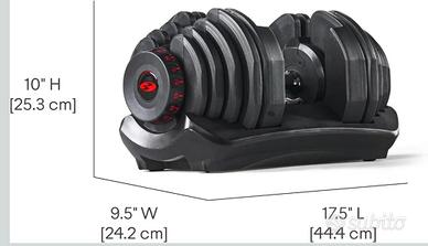 Bowflex SelectTech pesi regolabili da 4 a 41kg