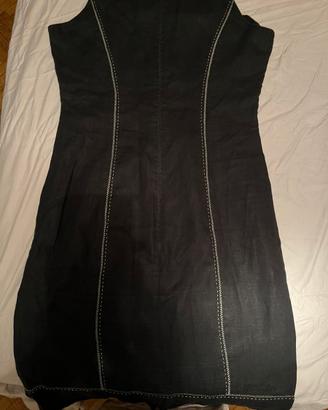 Vestito elegante in lino taglia 42, ma veste 40