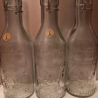 bottiglia vetro verde per latte "san miguel" cm 31