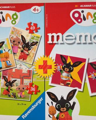 6 Puzzle per bambini  ed un memory