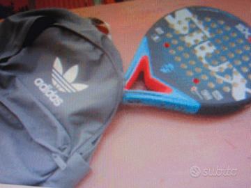 RACCHETTA-PADEL SIUX-MOD SX6+SCAPE+ZAINETTO-ADIDAS