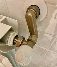 Kit valvola e detentore rubinetto termosifone
