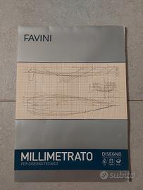 Blocco carta millimetrata A4 Favini