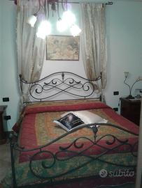 camera da letto, letto in ferro Battuto 