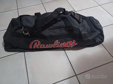 borsa sport baseball softball rawlings nero
