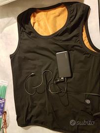 Gilet termico  nuovo con power bank 