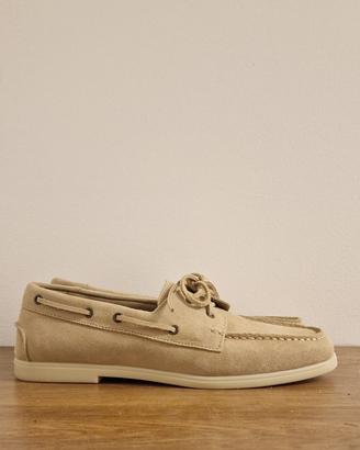 Mocassini Zara Man pelle scamosciata