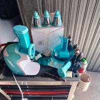 tritatutto in scatola mai usato con accessori