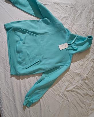 Felpa con cappuccio unisex – colore azzurro/