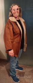 Vintage Giaccone ricamato Montone Shearling Belfe