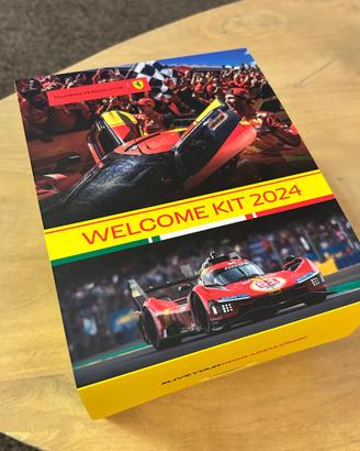 Cappellino Ferrari nuovo e intero Welcome Kit 2024
