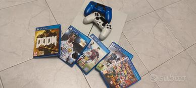 PS4 Fat prima serie + 2 joystick + 5 giochi