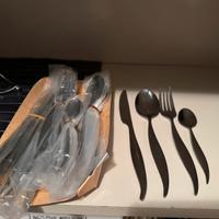 Set posate acciaio inox