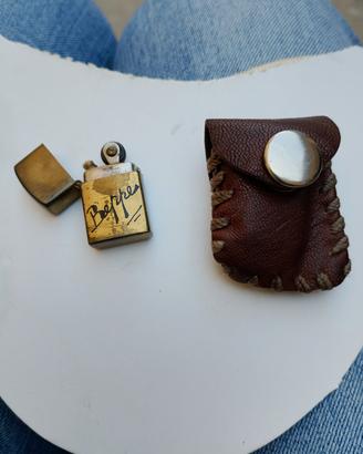 vintage mini accendino anni  40 50 in ottone 