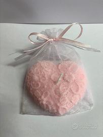 candele profumate cuore