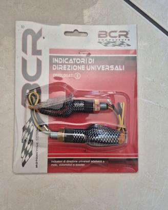Frecce LED Moto Carbon Look BCR Nuove e sigillate