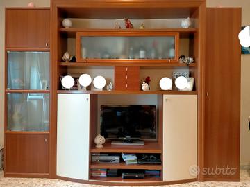 Parete attrezzata soggiorno H 230 cm – L 302 cm – 