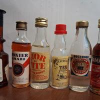 6 bottigliette mignon liquori