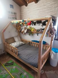 letto legno mon lit cabane 