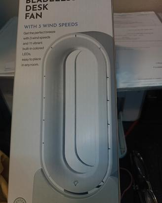 ventilatore da tavolo a led