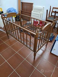 LETTINO IN LEGNO MASSICCIO 