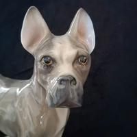 boxer in porcellana vintage ZACCAGNINI