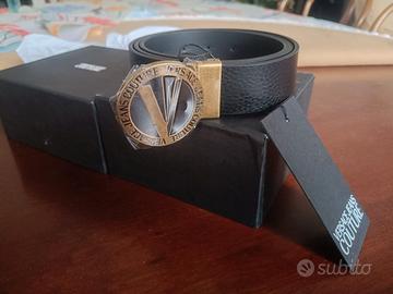 Cintura Versace nera uomo