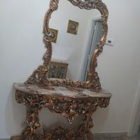 Consolle e specchio