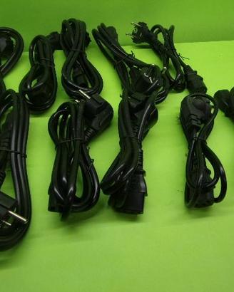 Kit 10 pezzi Cavo VDE con spina tedesca schuko,