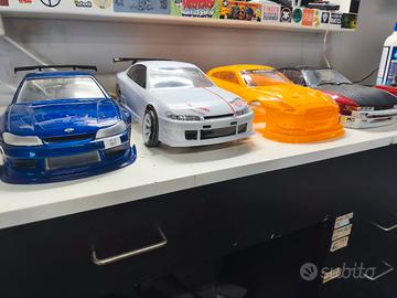 yokomo yd2 drift rc 1/10 lotto con elettronica