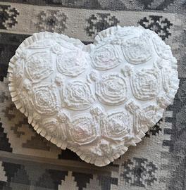 cuscino cuore shabby chic 