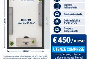 Ufficio con canone tutto compreso - MATTARELLO