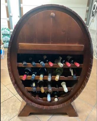 porta bottiglie a botte 