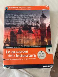 Libro scolatisco “Le occasioni delle letteratura”