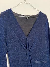 Vestiti blu brillantinato Miss Selfridge