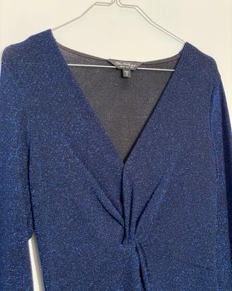 Vestiti blu brillantinato Miss Selfridge