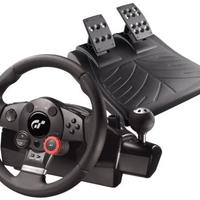 Volante PC Logitech G Driving Force + staffa