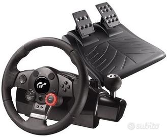 Volante PC Logitech G Driving Force + staffa