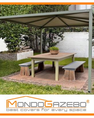 Gazebo MiniPluvio 3x3 robusto professionale
