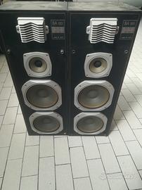 casse stereo originali anni 80 altezza 80 cm 