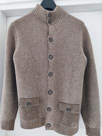 Maglione cardigan Alpha studio in lana e cashmere 