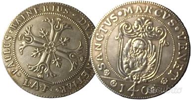 MONETA ITALIANA VENEZIANA SANCTUS MARCUS VENET 140