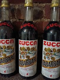 3 bottiglie di rabarbaro zucca