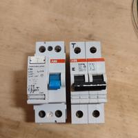 Coppia Interruttori magnetotermABB: Salvavita 25A 