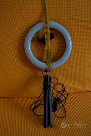 Ringlight 21 cm diametro a 3 colori