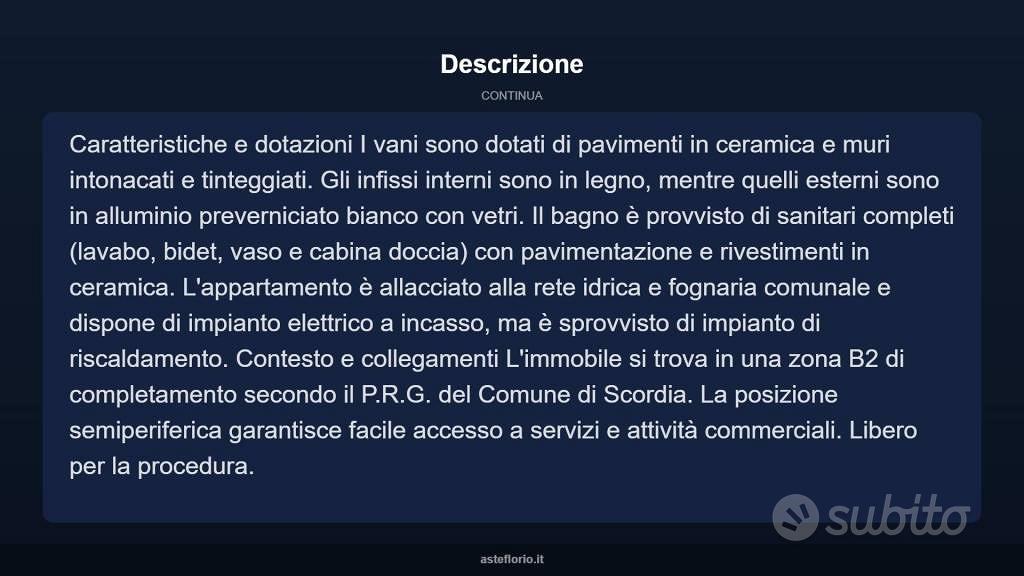 Appartamento – Scordia, Catania - Altro